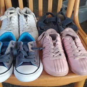 4 pairs of shoes for toddler. All size 11